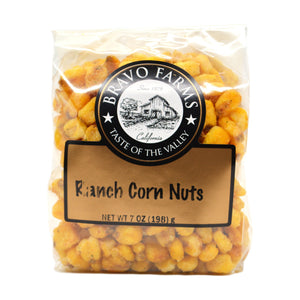 Ranch corn nuts in a 7 oz Bravo Farms bag